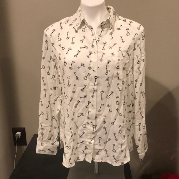 NWT Dressbarn Key Blouse Sz M - Picture 8 of 8